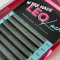 Leo Lash Range premade volume lash extensions in tray, 8-10mm lengths, professional quality