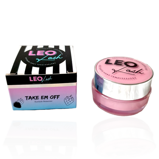Strawberry milkshake Eyelash remover - Leo Lash Range