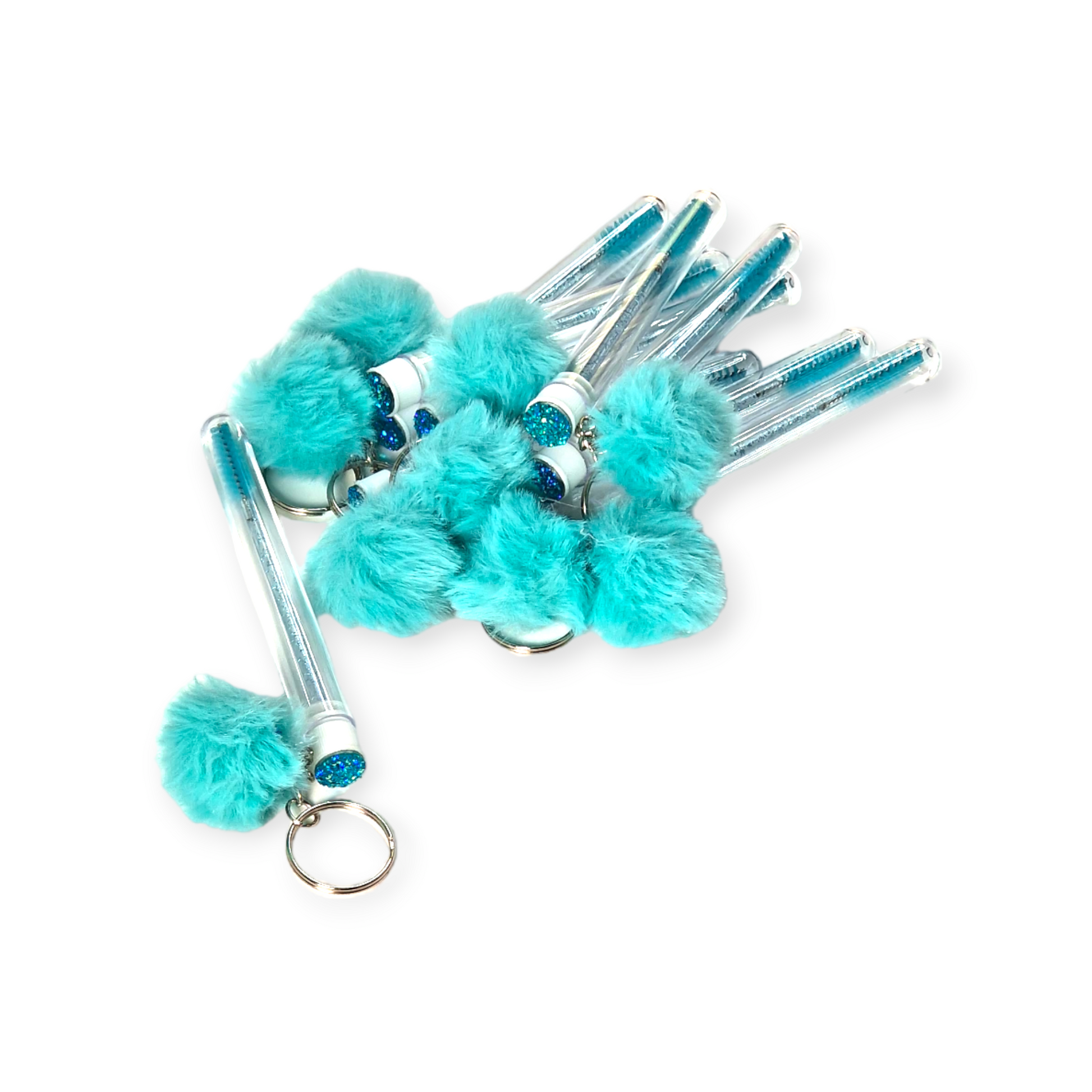 Blue key ring spoolies - Leo Lash Range