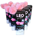 Leo Lash Ditchin the Dirt lash shampoo boxes with pink fluffy tops, premium lash care product