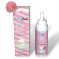 Leo Lash Lash Dessert lash shampoo bottle and box, pink packaging, premium lash care product