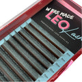 Leo Lash Range pre made lash extensions tray with assorted lengths for professionals