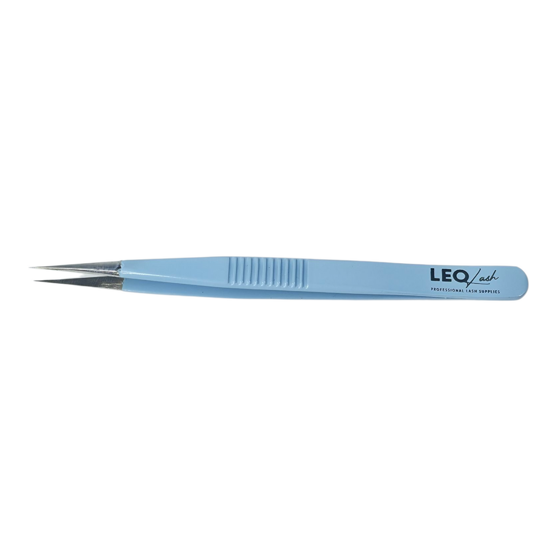 Leo Lash blue precision eyelash extension tweezer for lash technicians