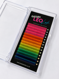 Bright neon Easy Fan Russian lashes for colourful volume lash extensions.