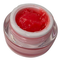 Pink lash extension adhesive remover gel in clear round jar, Leo Lash Range product