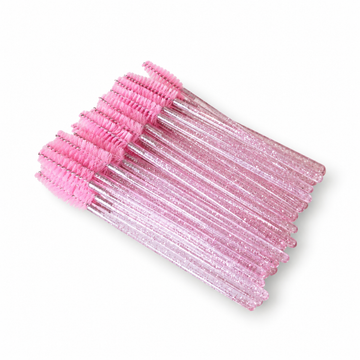Pink Glitter Mascara Wands - Leo Lash Range